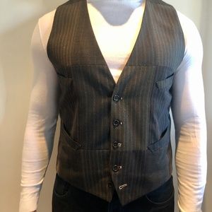 Paul Smith Men's Suiting Patchwork Vest